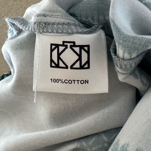 Katie Kime Dallas Toile Pajama Short Set Large Cotton Sleepwear Lounge Classic - Picture 13 of 14